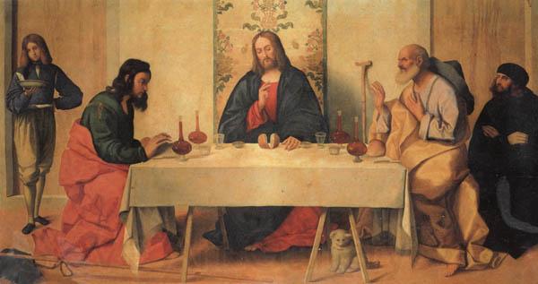 Vincenzo Catena The Supper at Emmaus Norge oil painting art